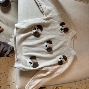Zara Cream Knit Sweater